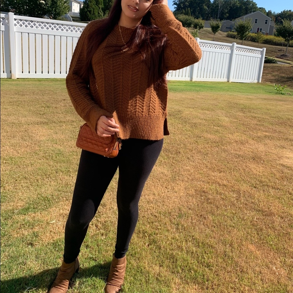 Brown cardigan